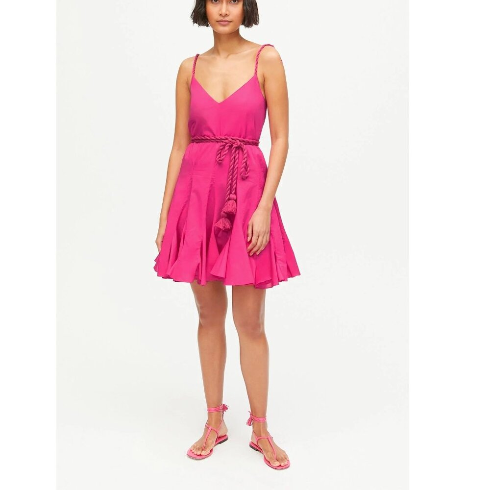 RHODE HOT PINK CASEY SLEEVELESS MINI DRESS SIZE S